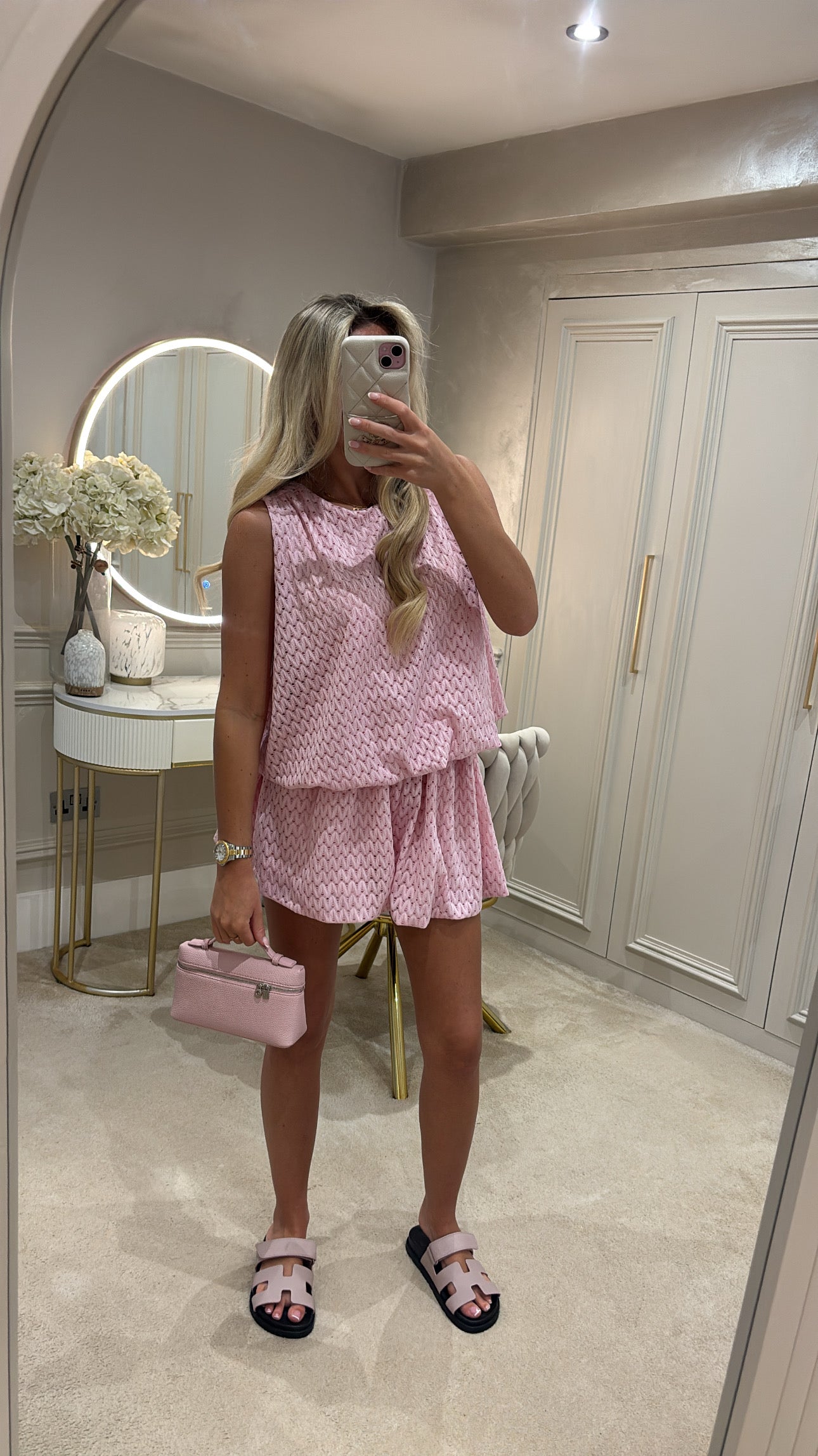 Puff ball short co-ord
