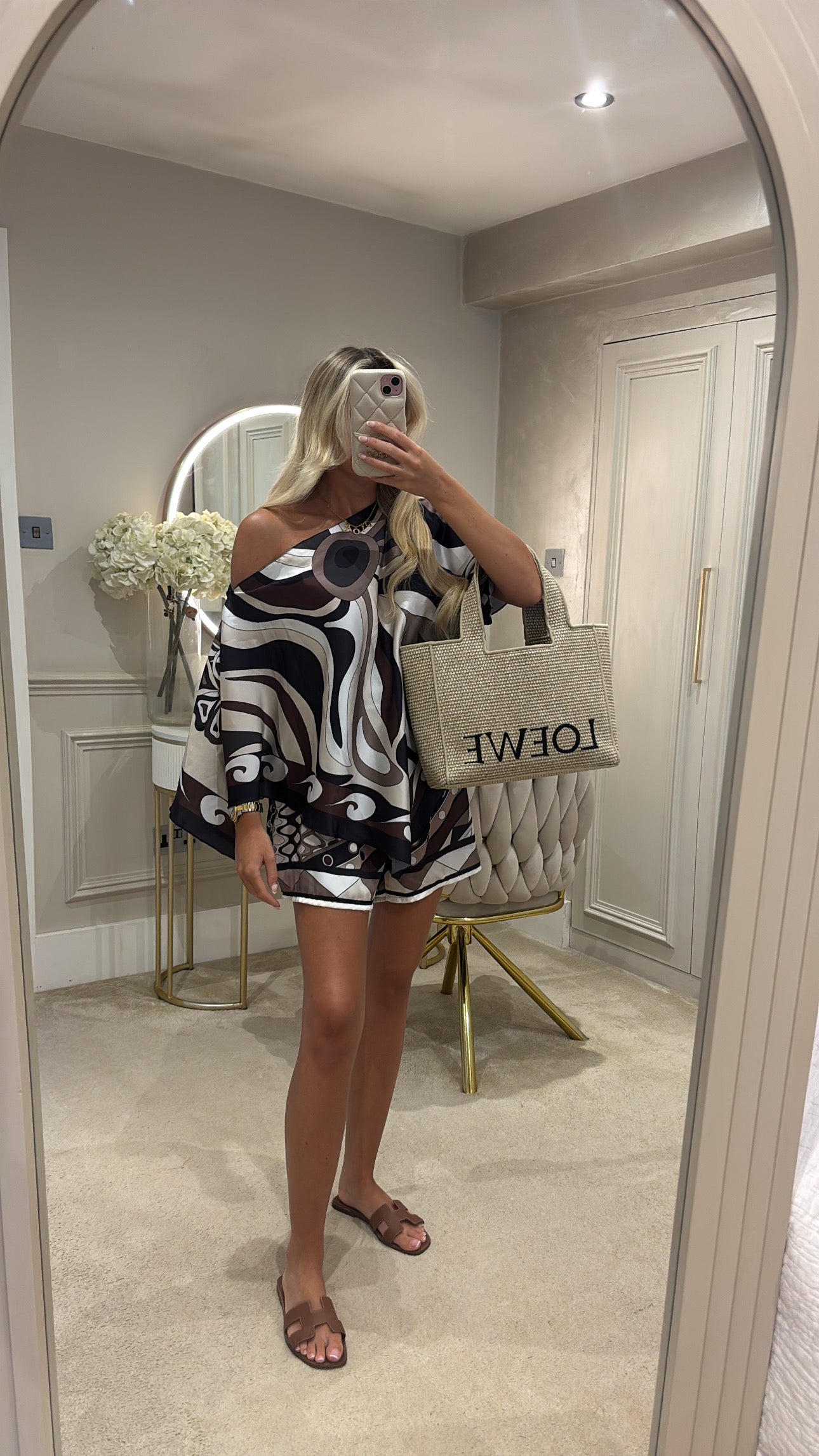 Pucci silk short set