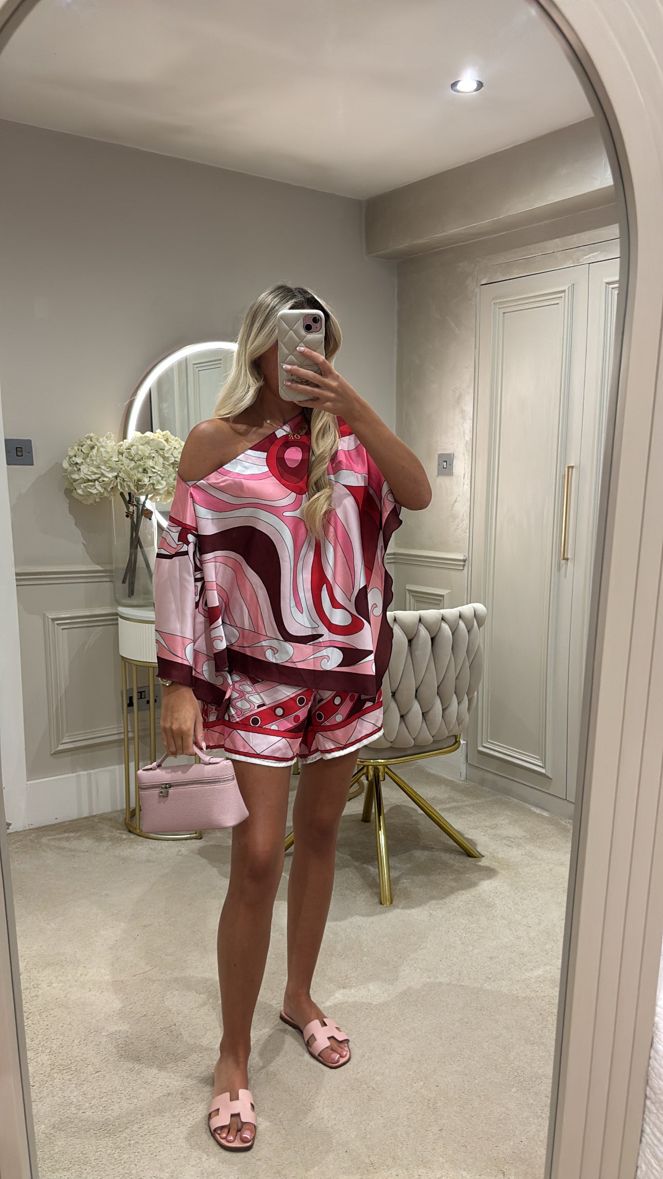 Pucci silk short set
