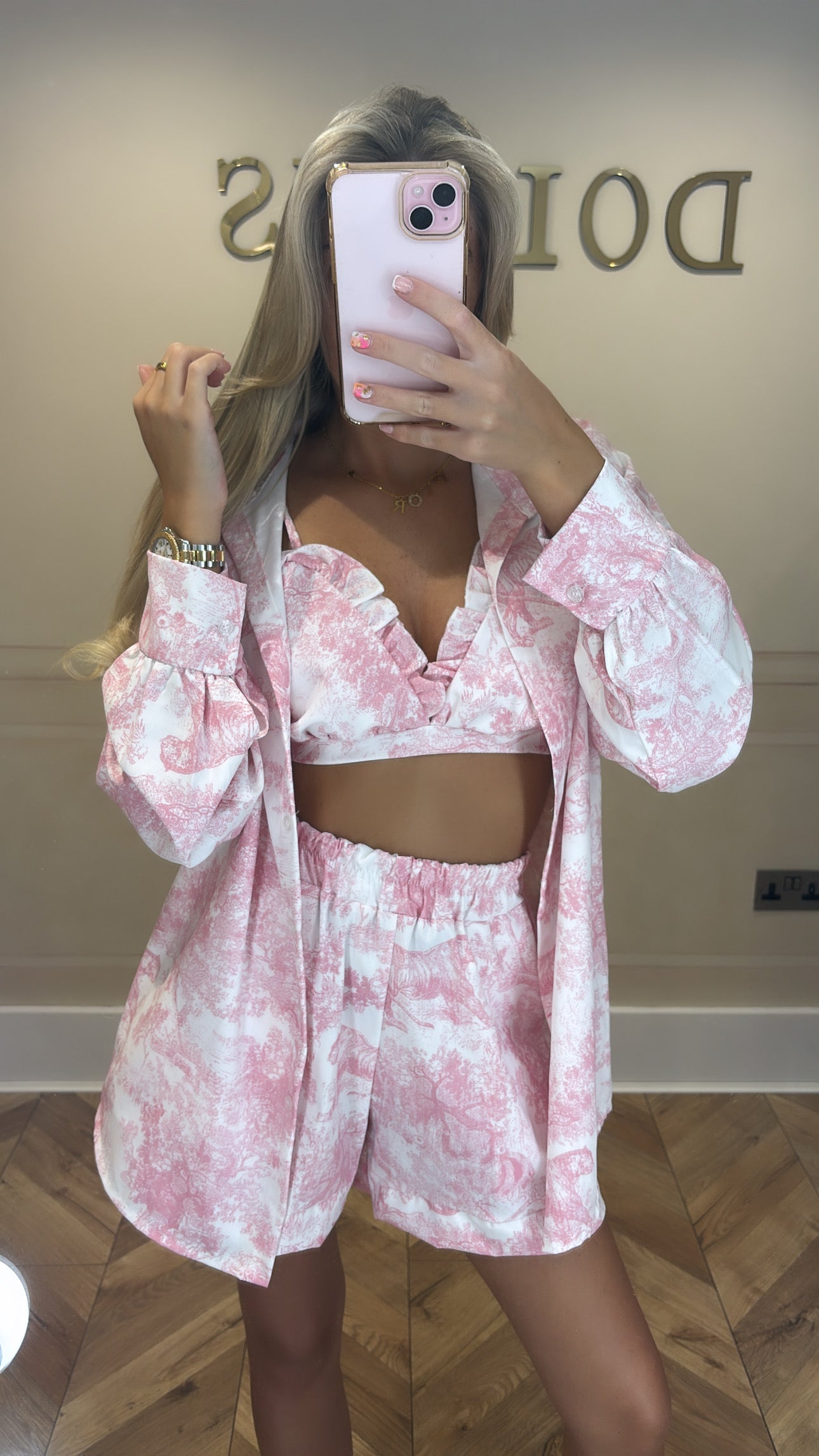 Three peice image print co-ord