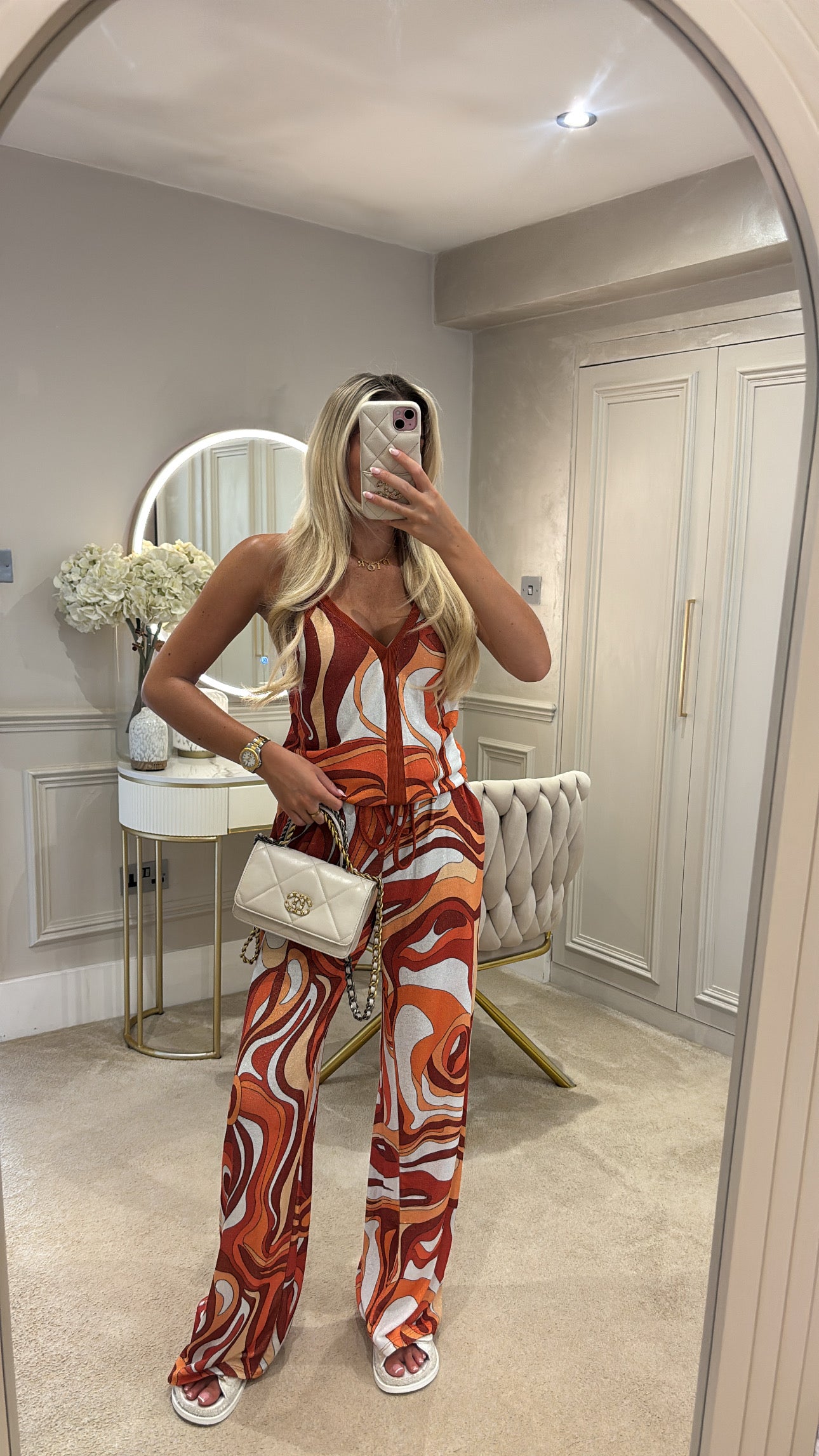 Pucci glitter vest trouser set