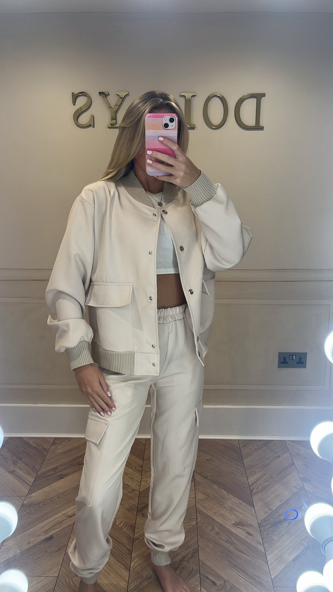 Silk cargo bomber set