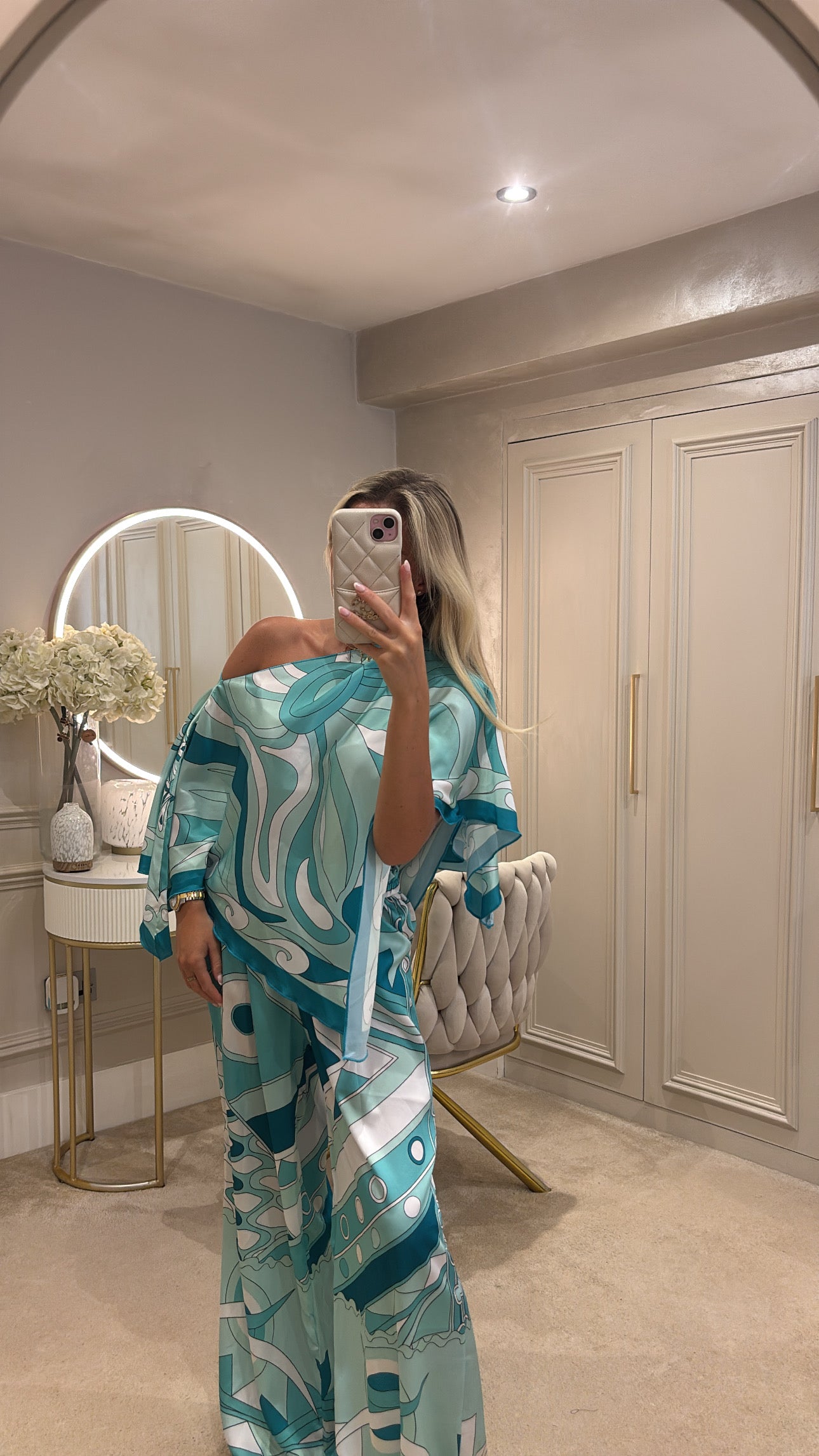 Pucci silk trouser co-ord