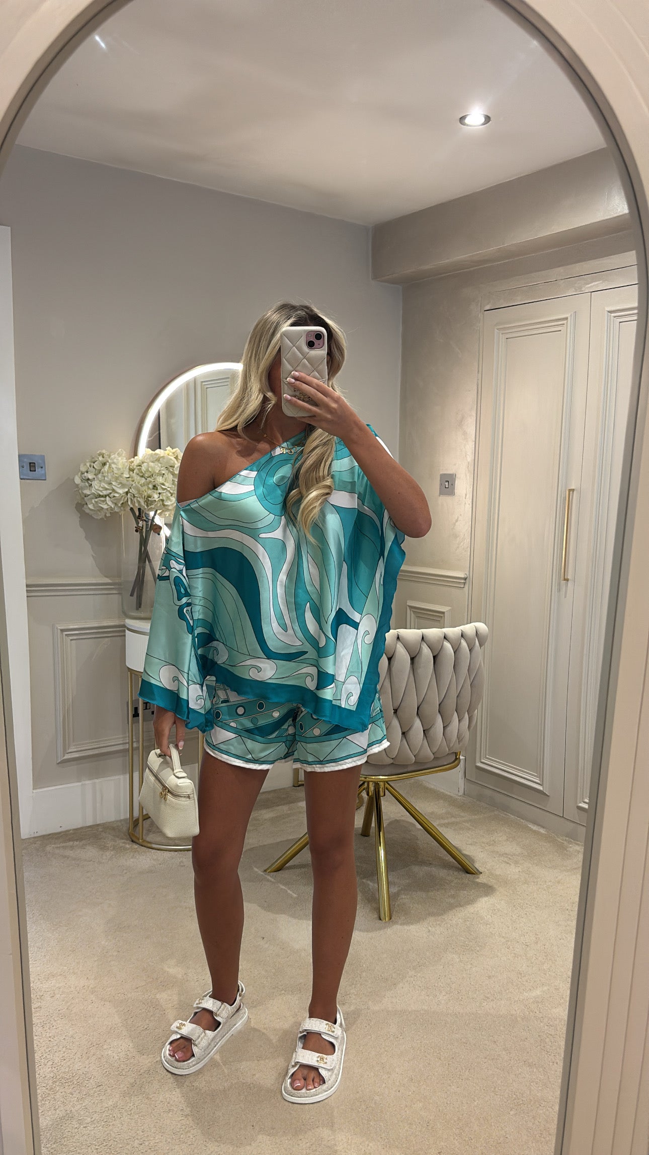 Pucci silk short set