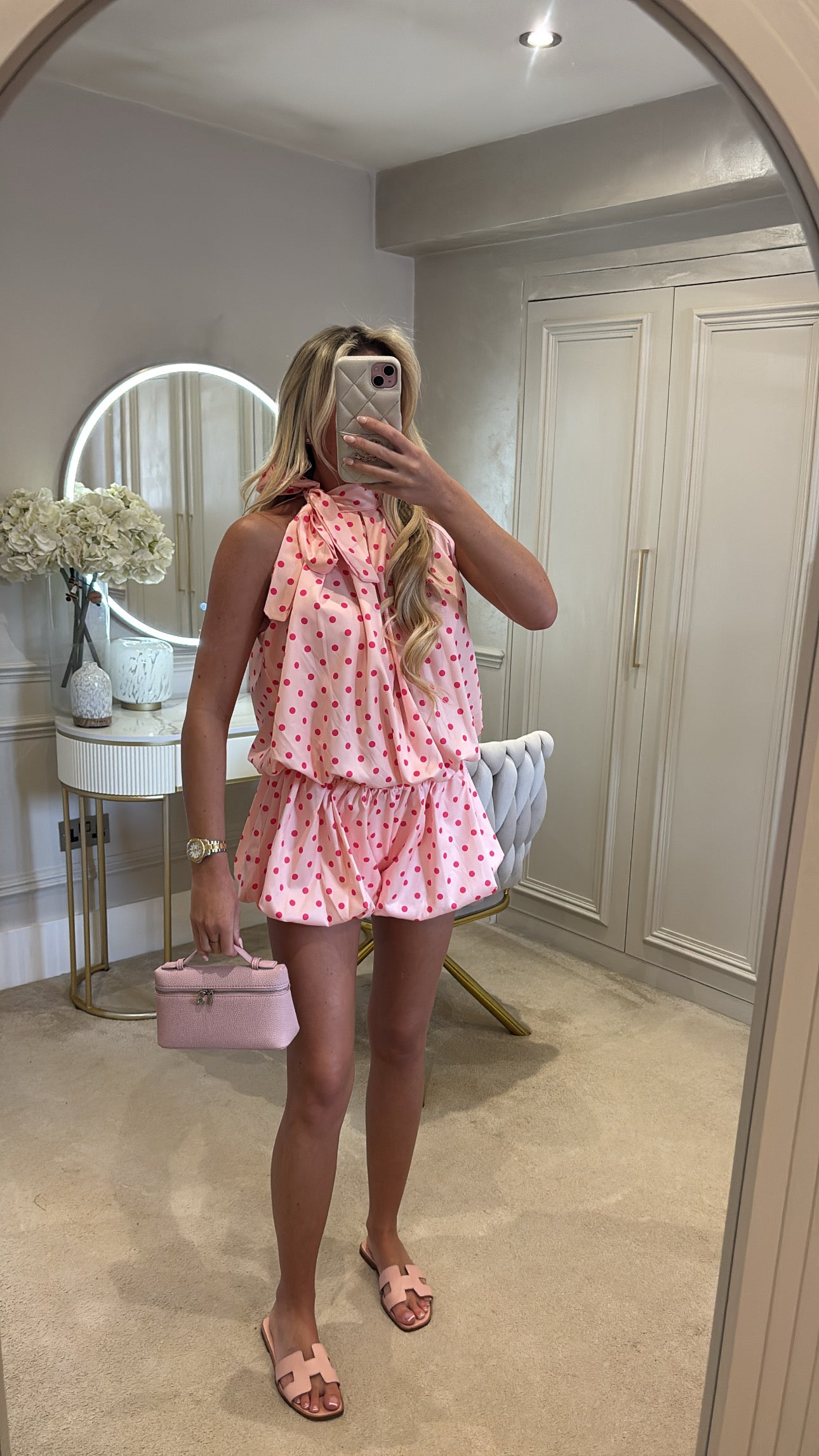 Polkadot Balloon short set
