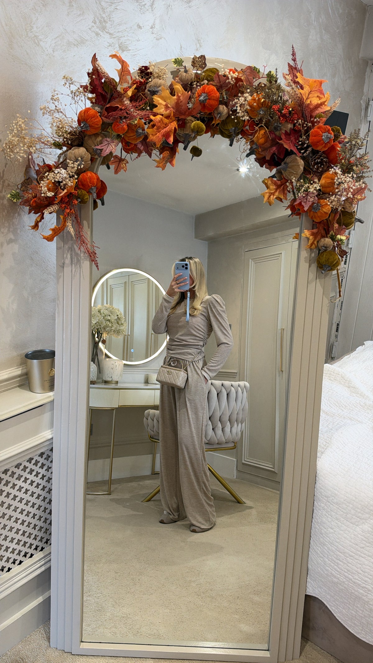 Ruched flared soft lounge set