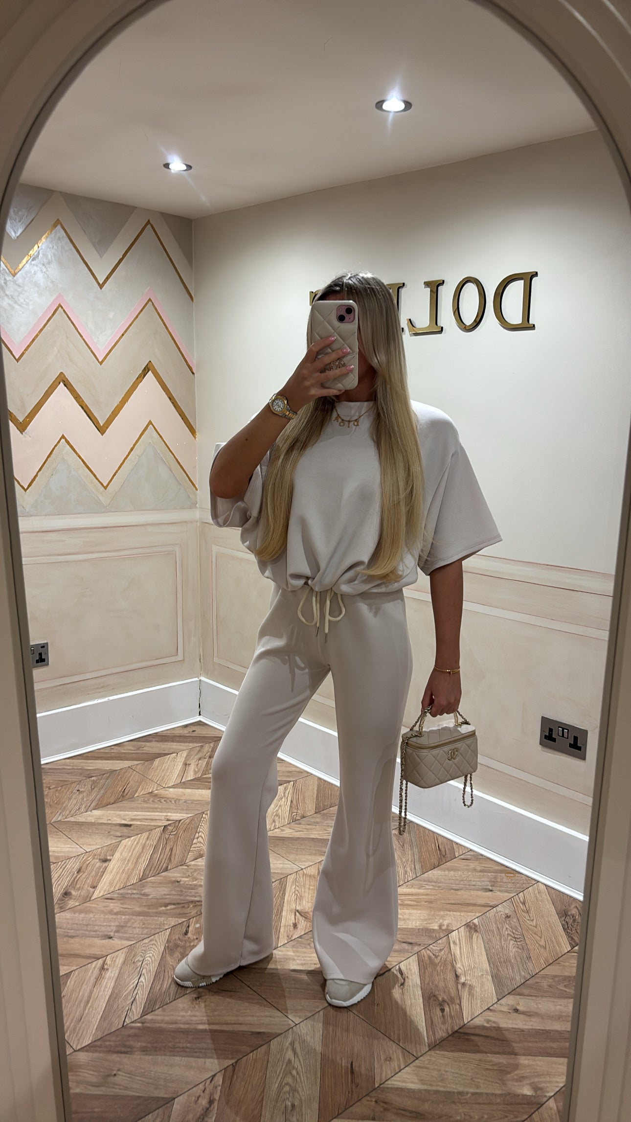 Short sleeve ruched lounge set