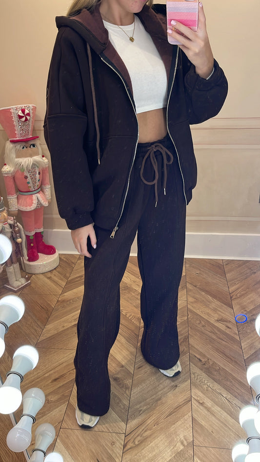 Flared jacket tracksuit