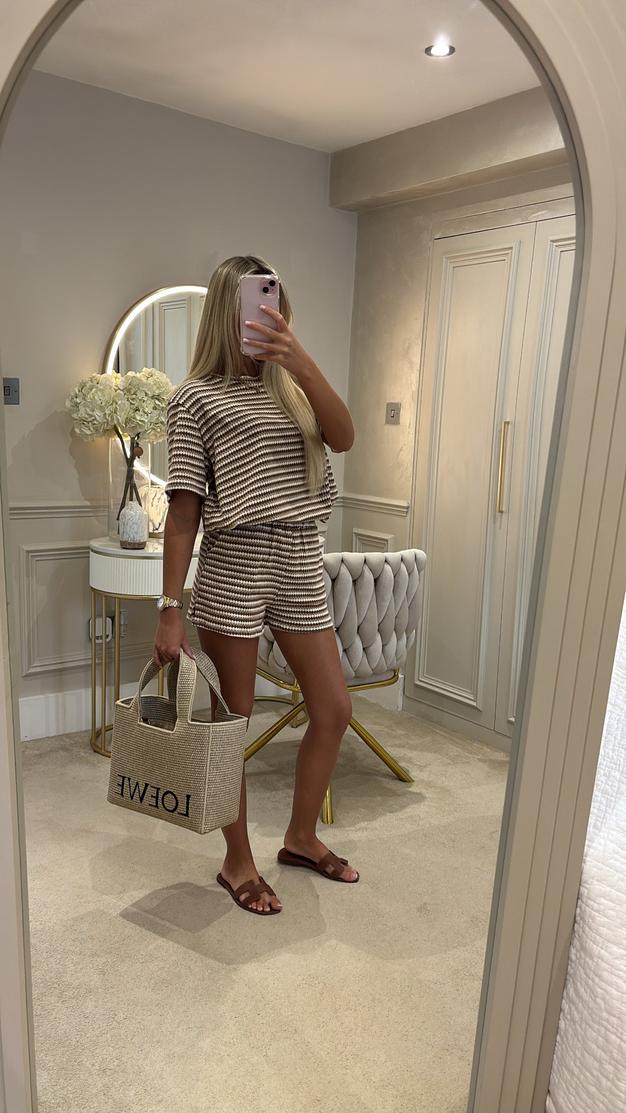 Multi colour t shirt short set