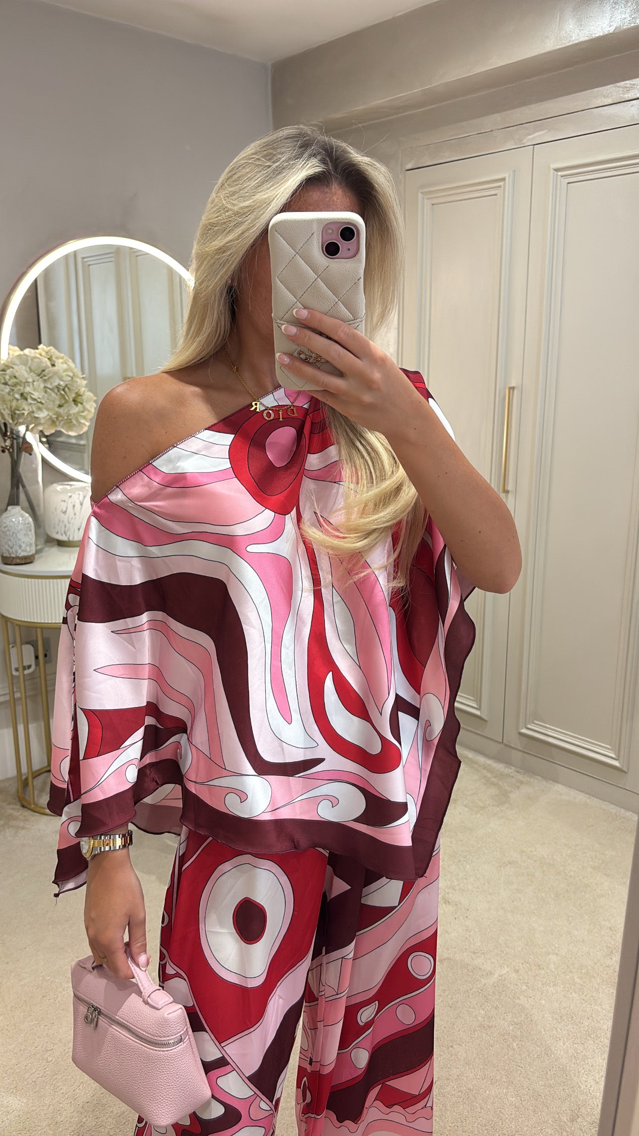 Silk pucci trouser co-ord