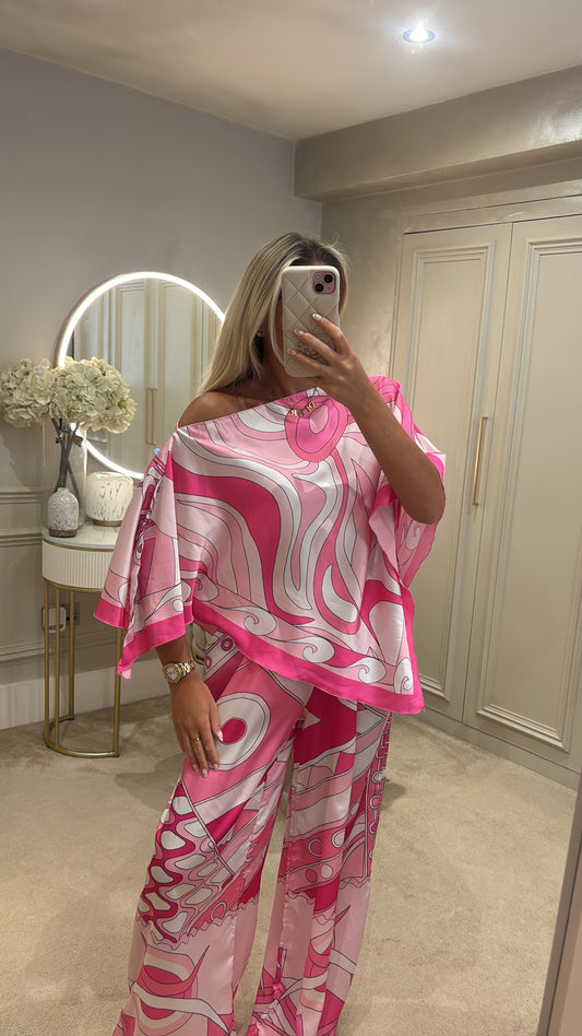 Pucci silk trouser co-ord