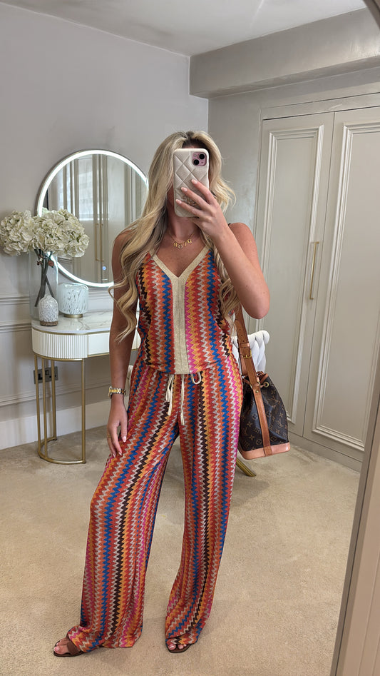 Glitter zig zag lounge set