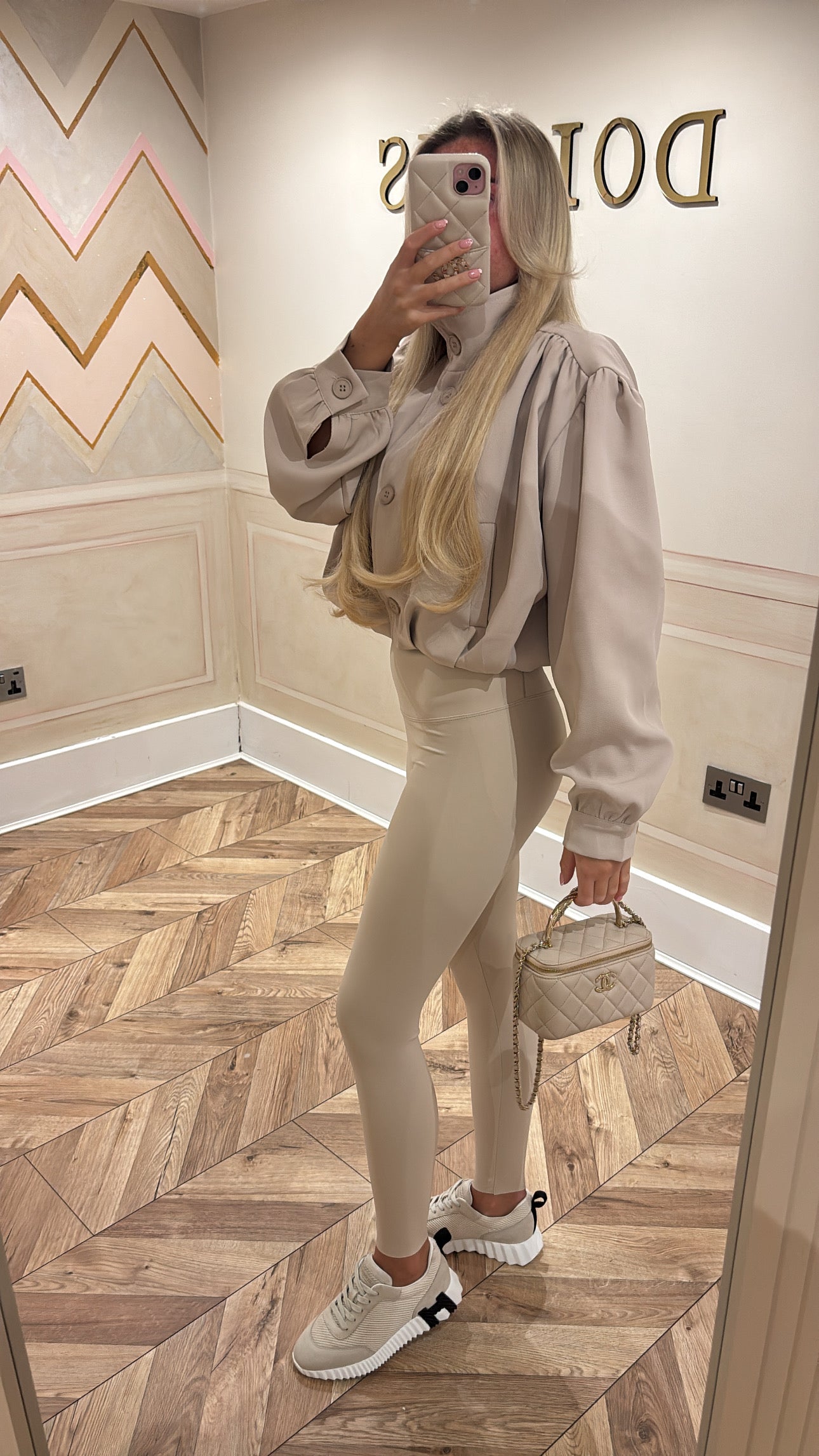 Puff sleeve cropped jacket