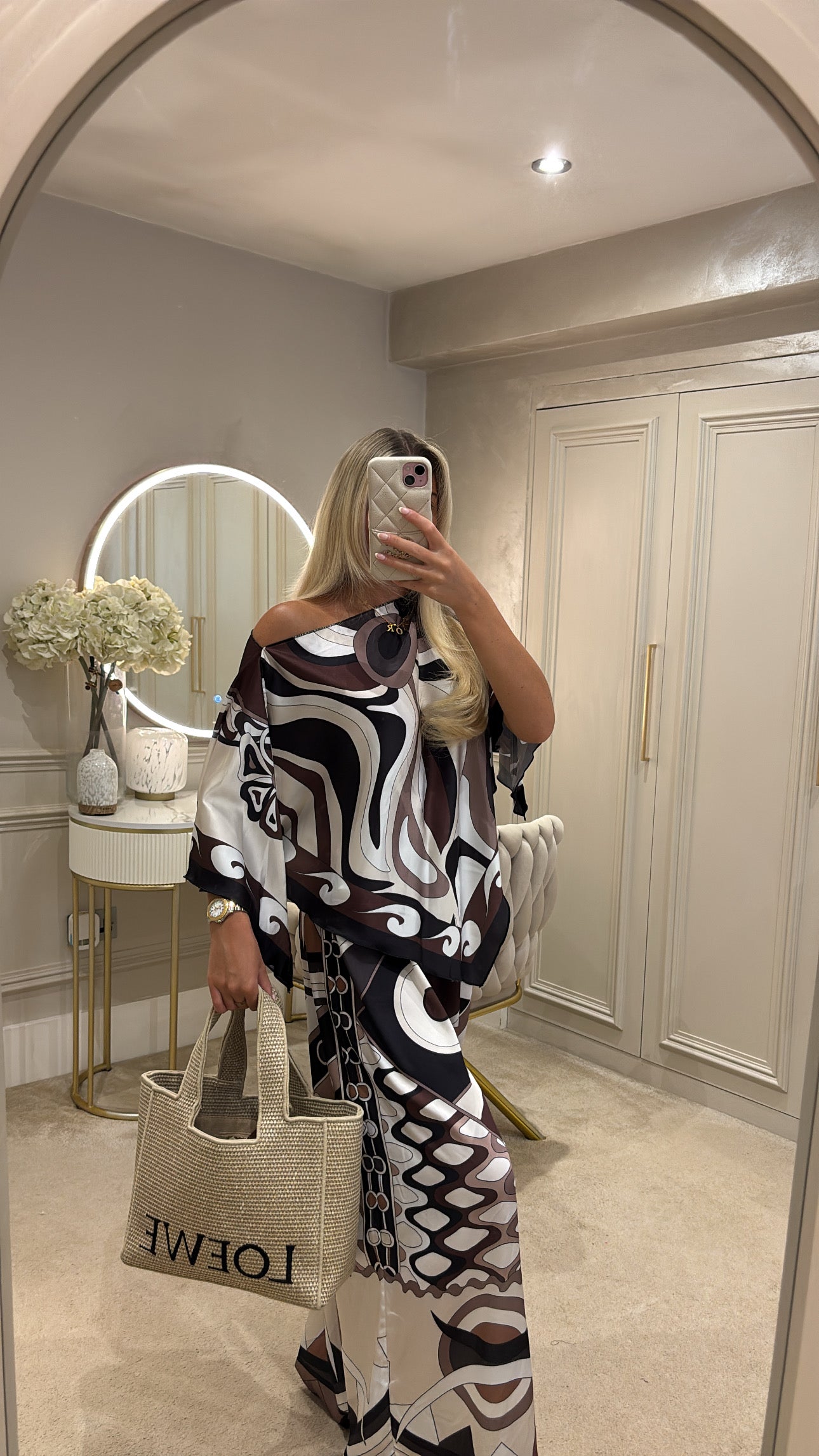 Pucci silk trouser co-ord