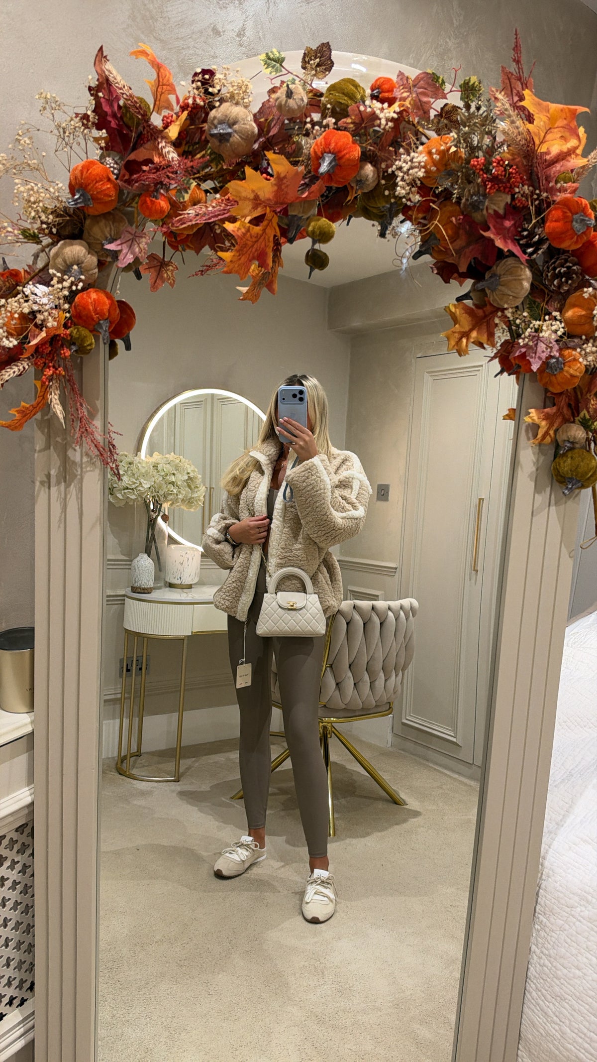Teddy white trim jacket