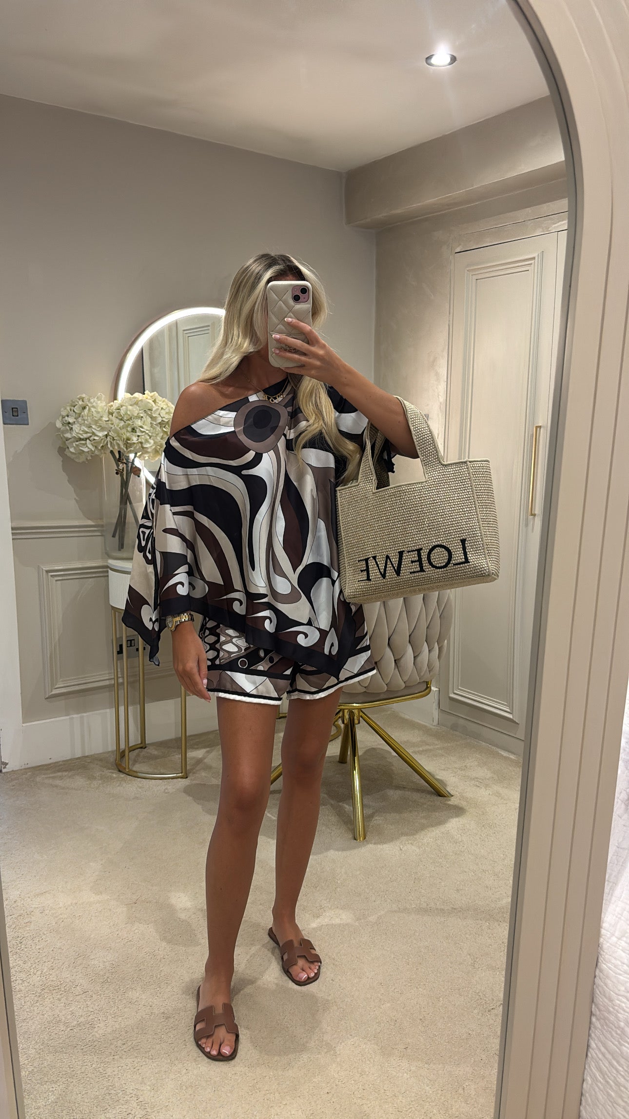 Pucci silk short set