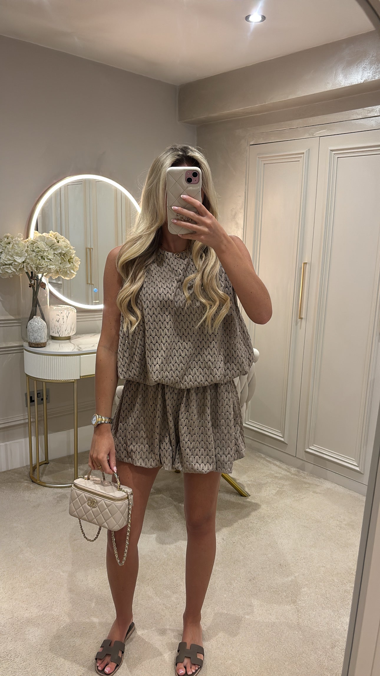 Puff ball short co-ord
