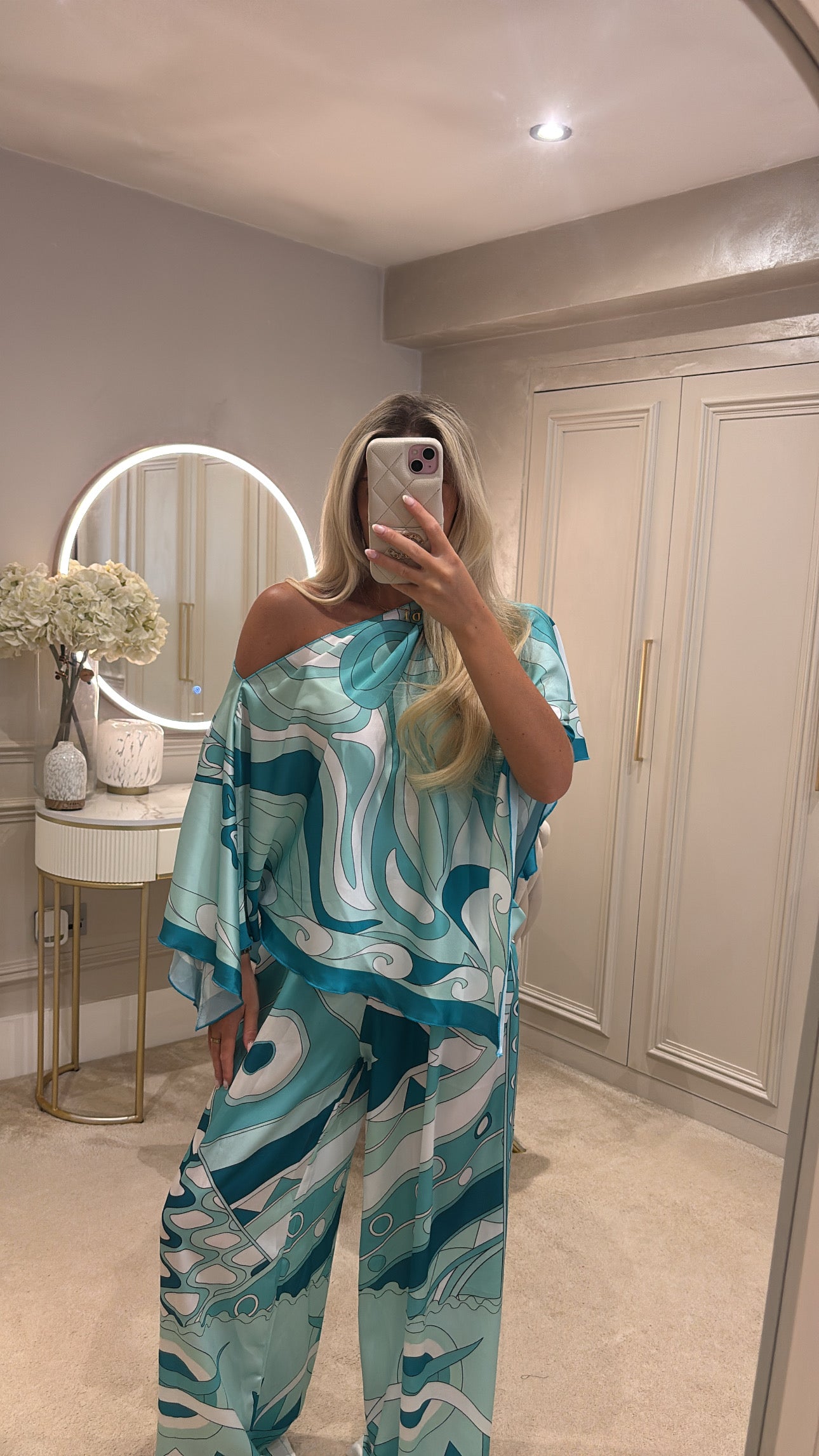 Pucci silk trouser co-ord