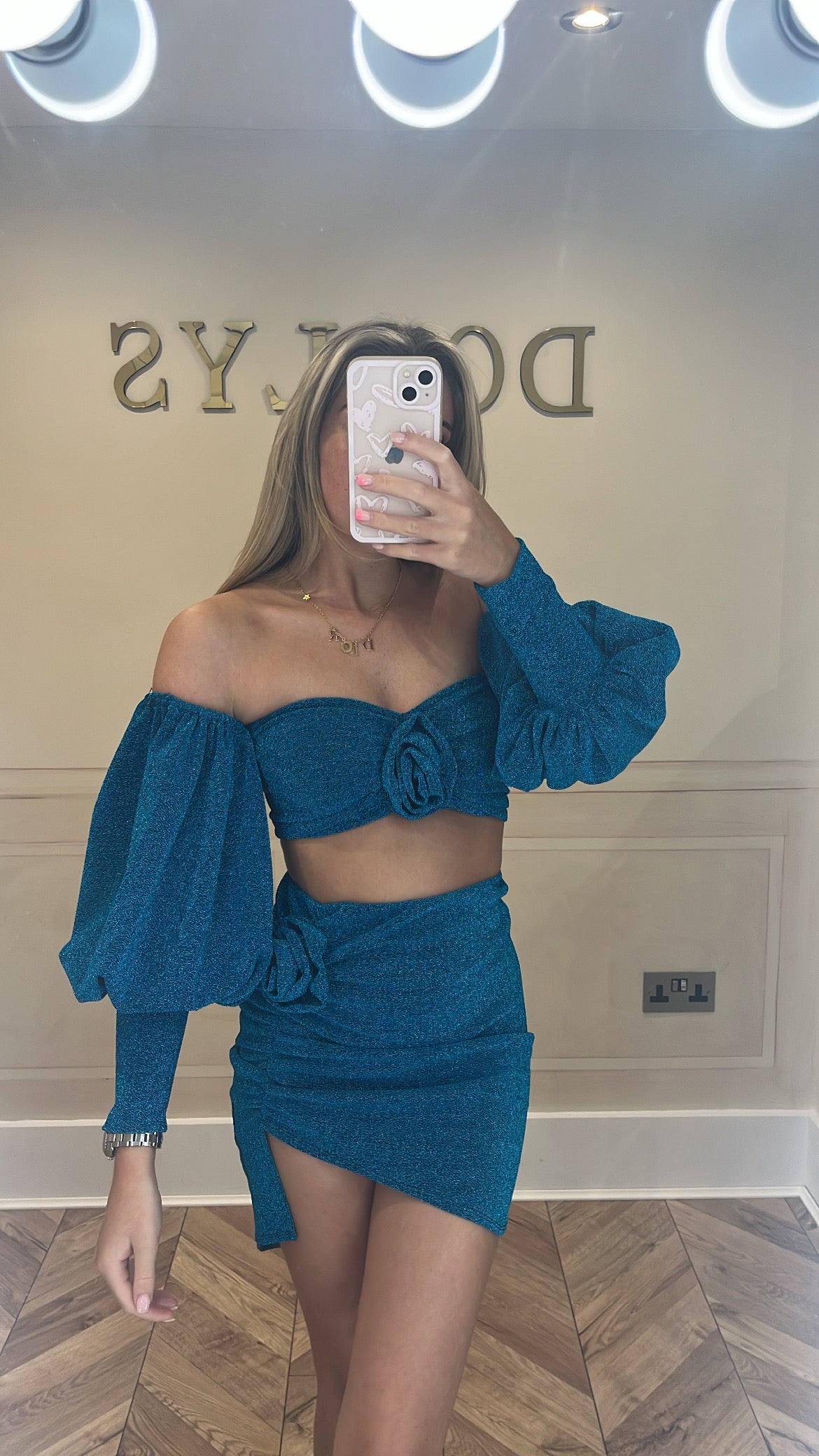 Rose glitter co-ord